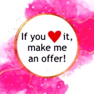 Vibrant Pink Heart Offer Sign